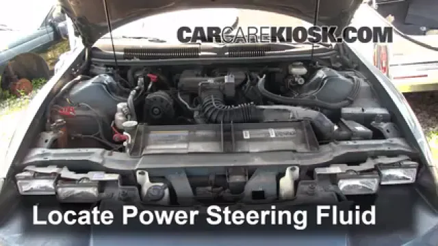 1994 Chevrolet Camaro 3.4L V6 Coupe Liquide de direction assistée Vérifier le niveau de liquide